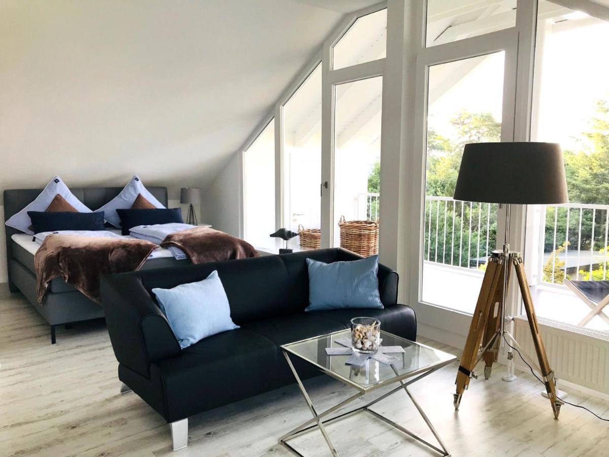 Moderne Ferienwohnung Mit Balkon, Meerblick - Ferienresidenz Zwei Boddenfewo 1-5 Lietzow Eksteriør bilde